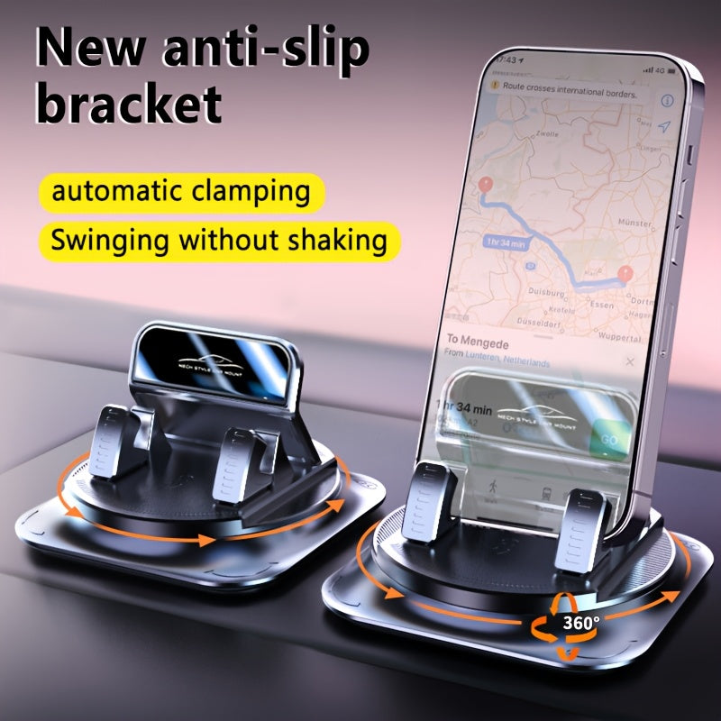 Magnetic Car Phone Holder 360° Adjustable | 78 LBS Suction & 2400gf N55 Magnetic Force, Aluminum Alloy, Cooling Vent Design for iPhone 16/15/14/13/12 & All Phones