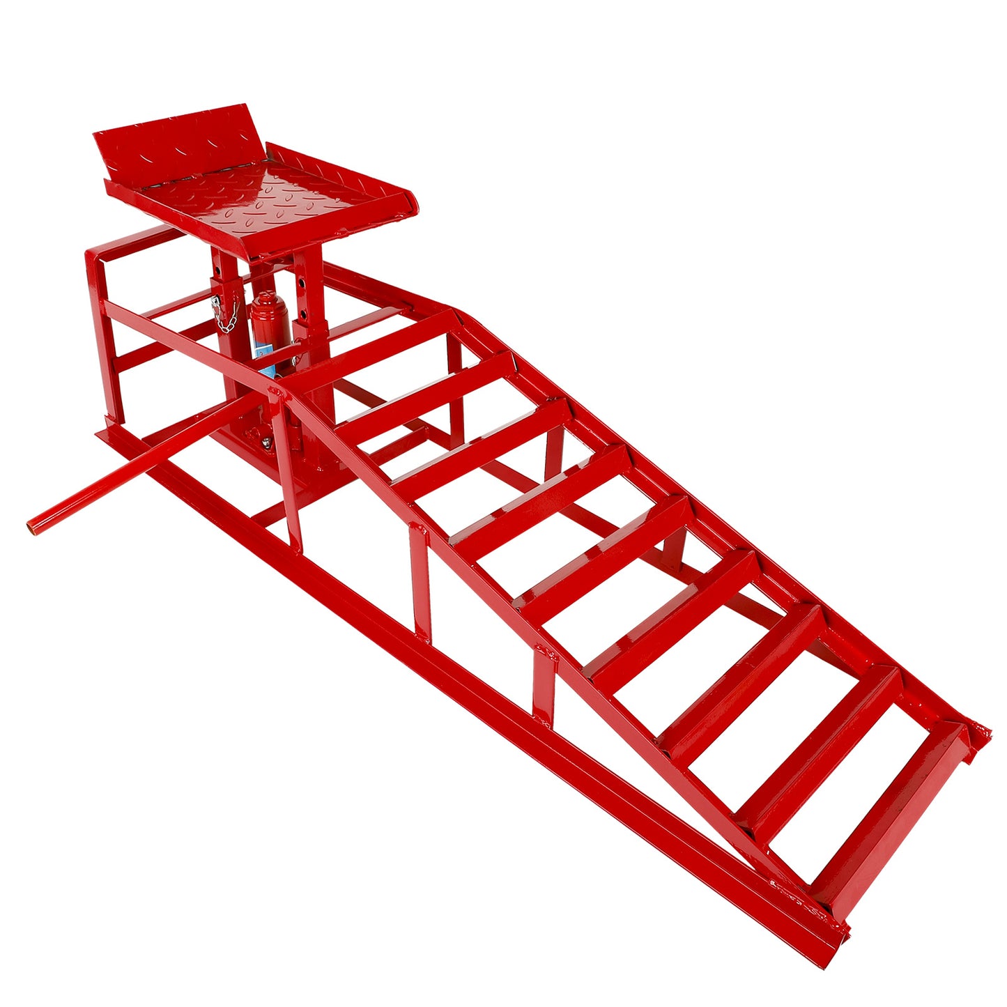Hydraulic Ramps 11000lbs 5T Low Profile Lift Service Ramps Truck Trailer Garage, Height Hydraulic Vehicle Ramps(1 Pack/ 2 Pack)