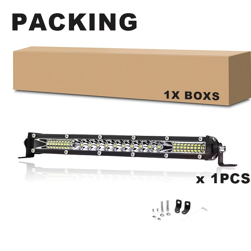 30Inch 20Inch Led Work Light Bars - Bright, Durable for Pickups, Atvs, Utvs, Suvs & Boats Off Road, Without Battery