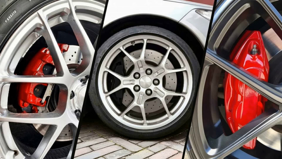Brake Caliper Paint Gloss Red – High-Temp Heat Resistant Touch-Up Auto Paint for Calipers & Rotors, 1.5oz Chemical-Free Formula