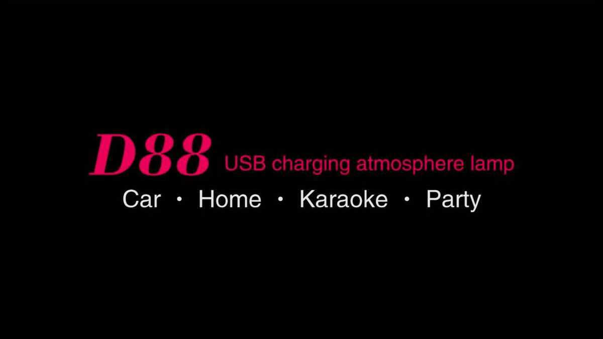 RGB Music Sync Neon Atmosphere Light, Car Interior Starlight Ambient LED, Party DJ Rhythm Light, USB Rechargeable 5V, Remote Control, Multi-Use for Car Home & Party