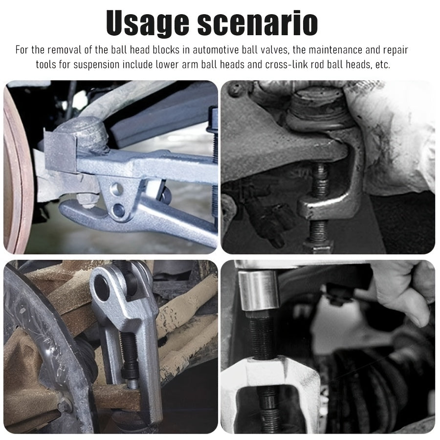 Ball Joint Puller & Tie Rod End Removal Tool Set – 5-Piece Multi-Function Ram Kit for European & Japanese Lower Control Arm Repair