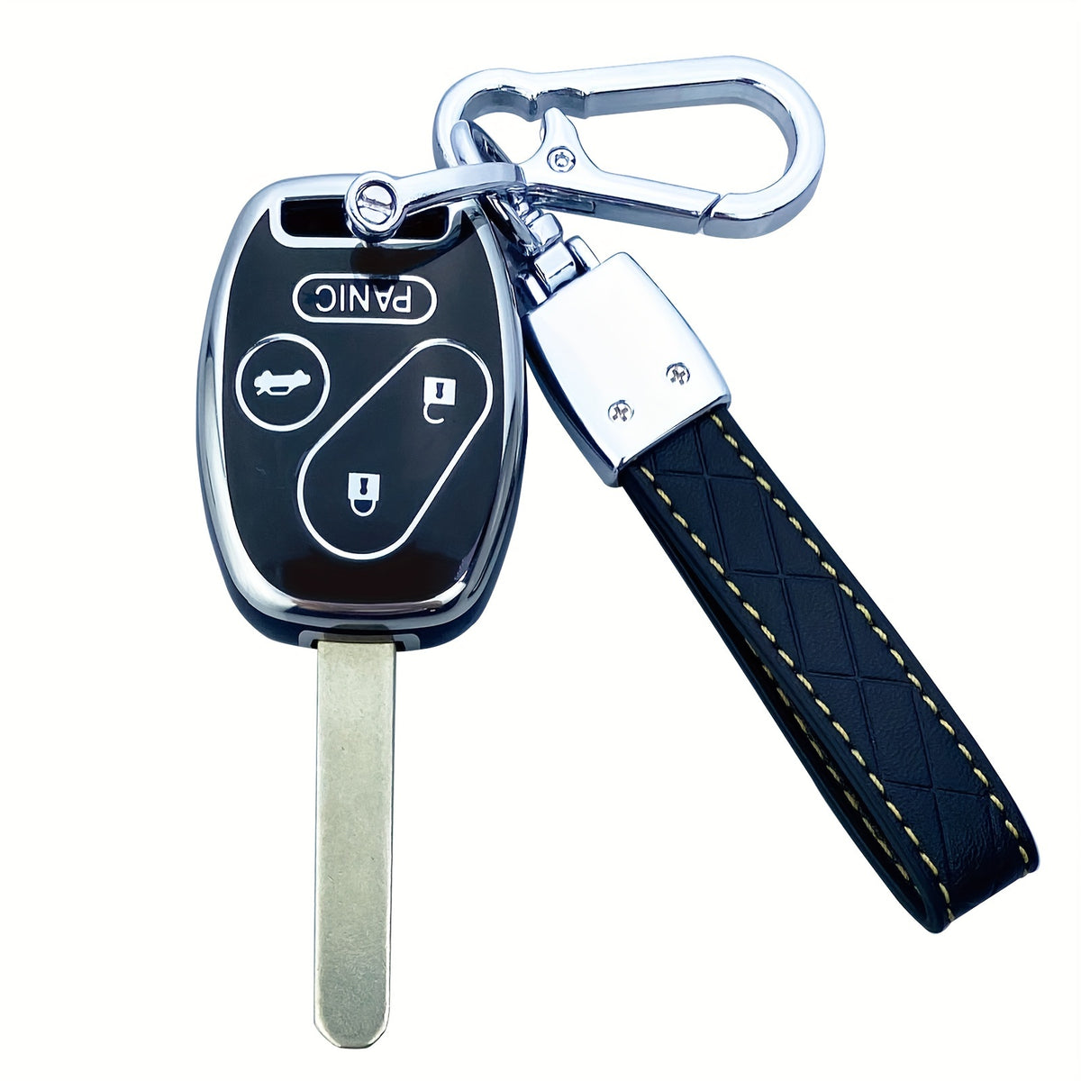 Honda Key Fob Cover Case – Accord Civic CR-V CR-Z Fit Odyssey Crosstour Protector Shell, Purple Blue White Black