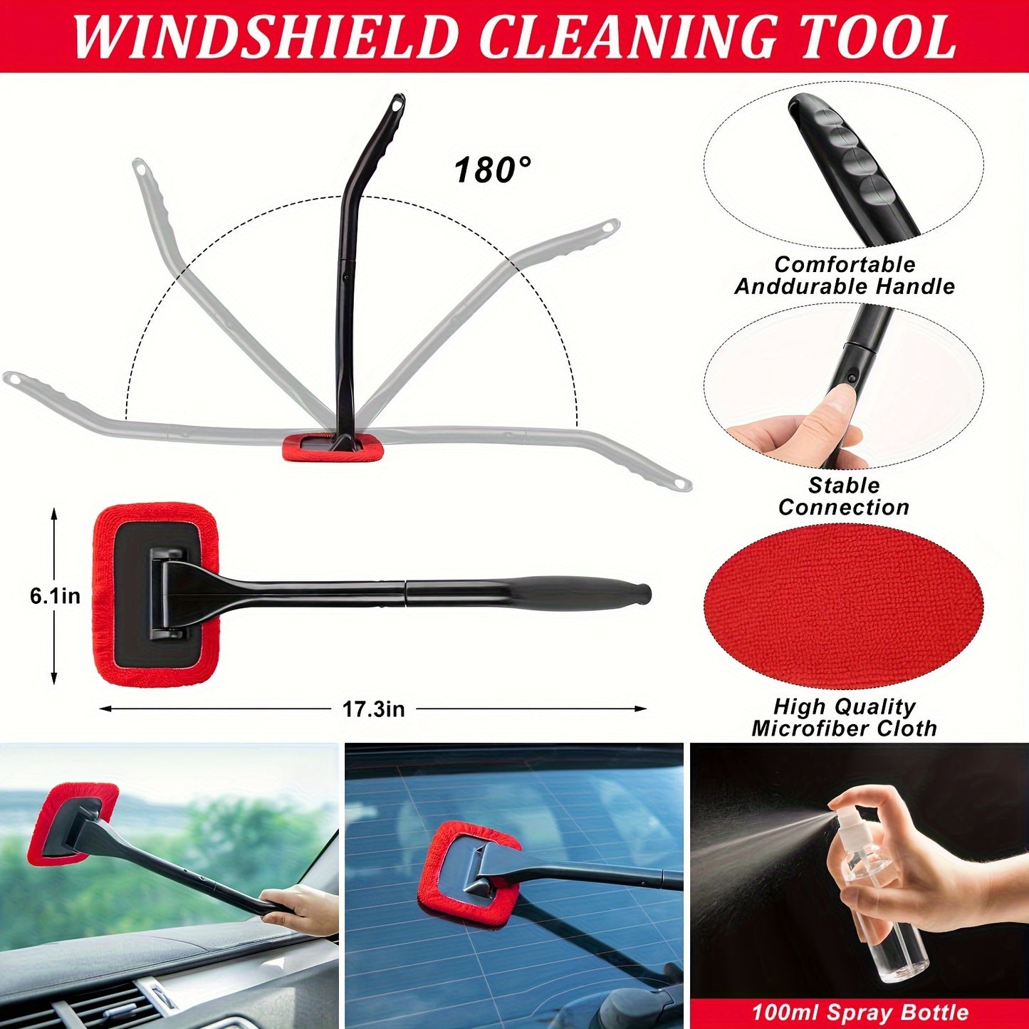 Complete Car Cleaning Set Featuring a Foam Gun Sprayer, Detailing Brushes, a Vacuum, a Windshield Cleaning Tool, a Tire Brush, And Towels for Thorough Interior And Exterior Detailing, Without Battery