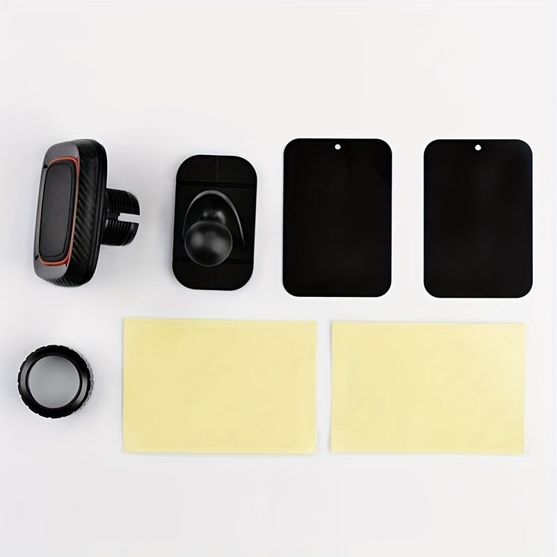 [Magnetic Phone Holder] VUXS Powerful Magnet Phone Holder, Used for Dashboard, Rotatable Magnetic Phone Holder, Compatible with iPhone, Samsung And Other Phones, with 4 Metal Plates And 4 Reinforced Magnets, High-Quality Magnetic Phone Holder