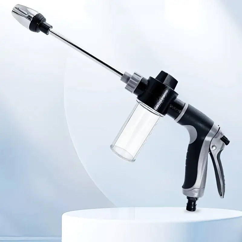 Portable Gun, Easy To Use, Suitable Women And Elderly, Non-Slip Grip- Car Washing And Watering Flowers With One Click, Includes A Car Wash-specific Cloth