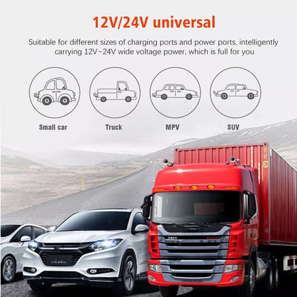6600W Peak Power Inverter, Car Pure Sine Wave Inverter DC 12V to AC 110V LCD Digital Display, Compatible for Solar And Portable with USB Ports, US Sockets, Fast Charging for Vehicles Trucks Rvs And Other Vehicles
