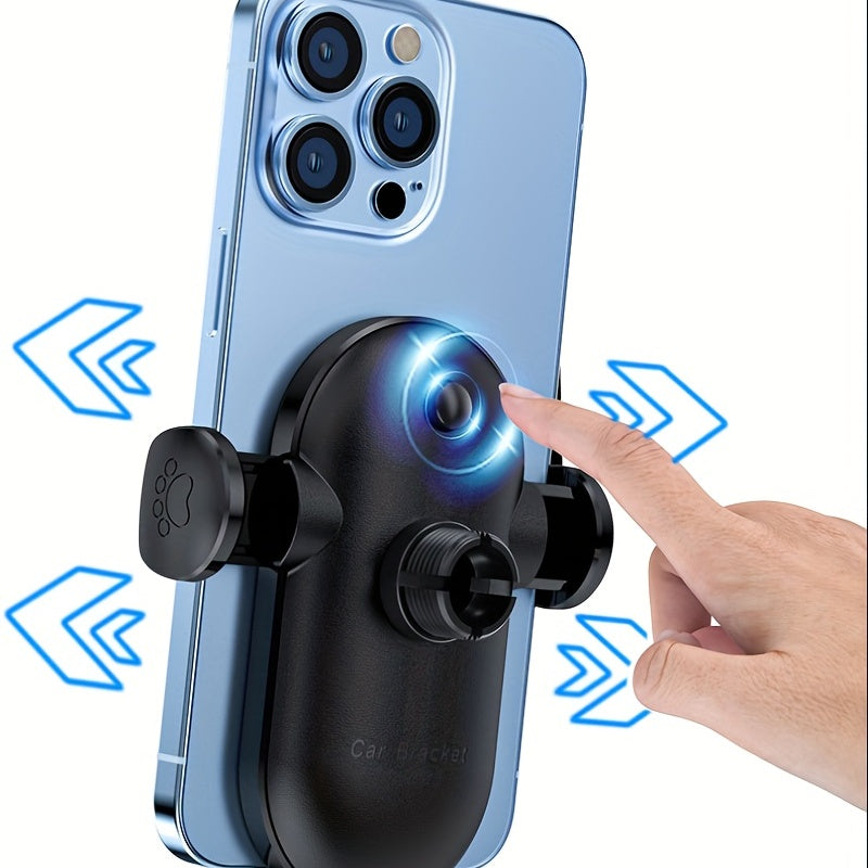 1pc Car Mobile Phone Bracket The New Car With Navigation Support Rack Bear Cartoon Car Air Outlet Fixed Mobile Phone Rack