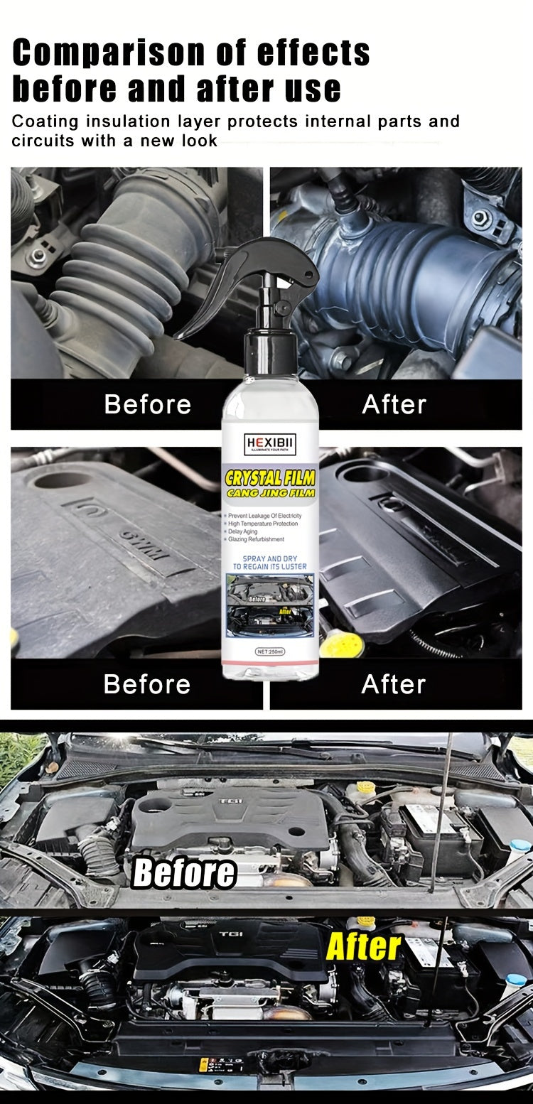 Engine Bay Cleaner Engine Shine Protector Detailer Decontamination Deep Degreasing Compartment Heavy Oil Dust Car Cleaning Tool