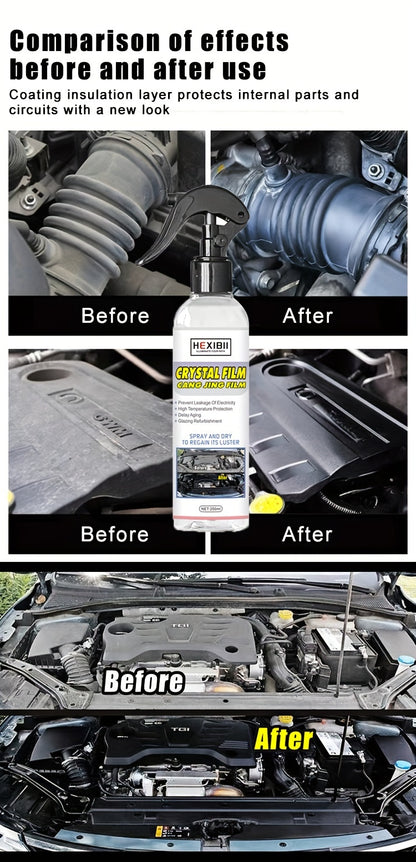 Engine Bay Cleaner Engine Shine Protector Detailer Decontamination Deep Degreasing Compartment Heavy Oil Dust Car Cleaning Tool
