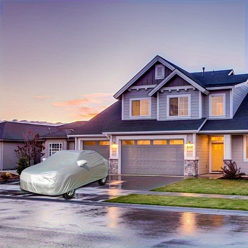Universal Waterproof Car Cover-Full Car Cover. Uv-Proof, Rain-Proof, Dust-Proof, Snow-Proof And High Temperature-Resistant PEVA Materials, Four-Season Vehicle Protection, Auto Parts, Car Cover | Fashion Car Cover