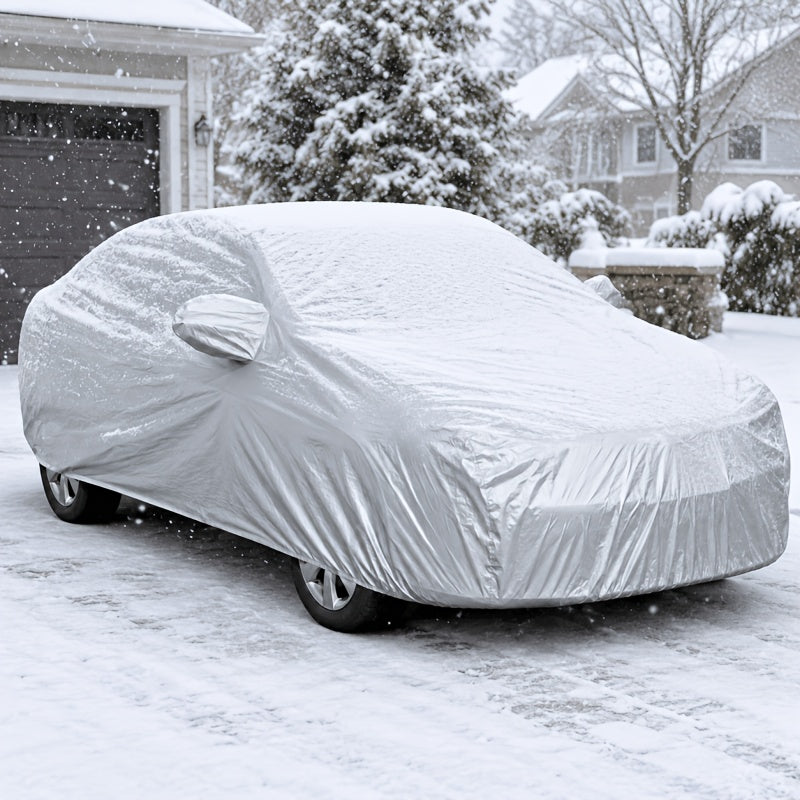 Universal Waterproof Car Cover-Full Car Cover. Uv-Proof, Rain-Proof, Dust-Proof, Snow-Proof And High Temperature-Resistant PEVA Materials, Four-Season Vehicle Protection, Auto Parts, Car Cover | Fashion Car Cover