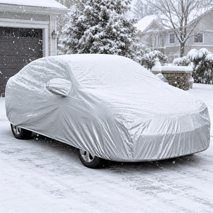 Universal Waterproof Car Cover-Full Car Cover. Uv-Proof, Rain-Proof, Dust-Proof, Snow-Proof And High Temperature-Resistant PEVA Materials, Four-Season Vehicle Protection, Auto Parts, Car Cover | Fashion Car Cover