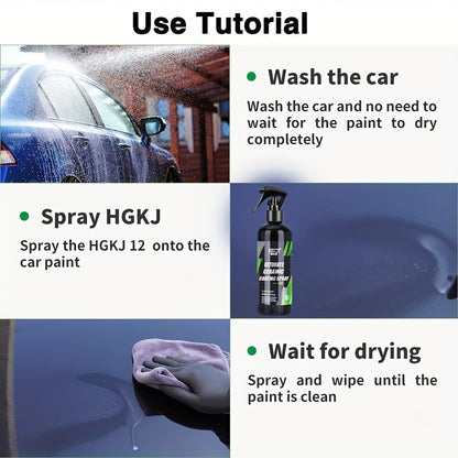Car Paint Coating Spray, Car ProtectionCoating Spray, Multi-functional Coating Renewal Agent, Ceramic Car Coating Agent Spray, Fast-Acting Coating Spray