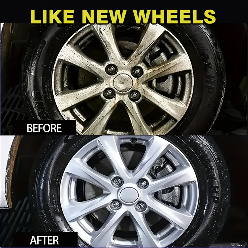Wheel & Rim Iron Remover Spray – 6.76 oz + Towel Kit, Brake Dust & Rust Remover, Safe for Chrome Paint Alloy Wheels, Car Detailing Must-Have
