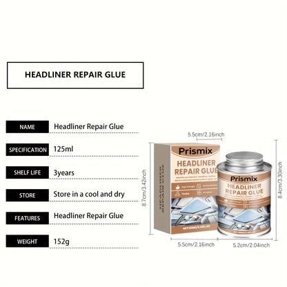 Roof Repair Glue And Car Interior Adhesive Are Suitable for Car Interior, Fabric, And Leather. They Are Easy to Use, Effective, And Time-Saving And Efficient Repairs.