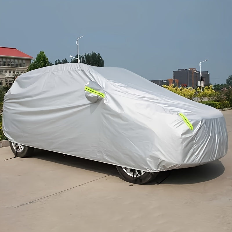 Protect Your Suv/Sedan from Sun, Rain, Snow, And UV Rays with This All-Purpose Outdoor Waterproof Car Cover!
