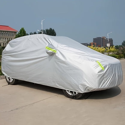 Protect Your Suv/Sedan from Sun, Rain, Snow, And UV Rays with This All-Purpose Outdoor Waterproof Car Cover!