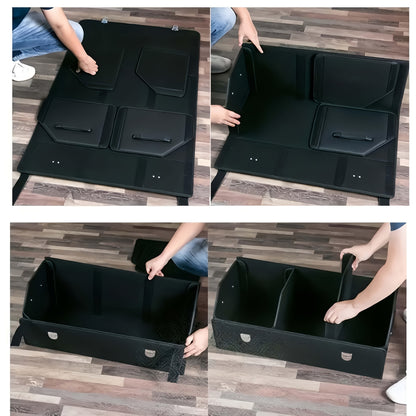 Versatile Car Trunk Organizer with a Spacious Design, Collapsible for Easy Storage, Perfect for Keeping Decorative Items And Practical Tools Neatly Arranged