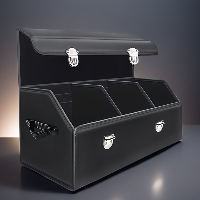Versatile Car Trunk Organizer with a Spacious Design, Collapsible for Easy Storage, Perfect for Keeping Decorative Items And Practical Tools Neatly Arranged