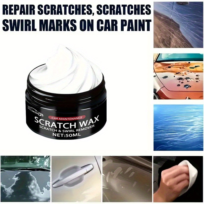 Car Scratch Quick Repair Kit - Protects All Paint Colors, Removes Paint Scratches, And Restores Smooth Surfaces. A Must-Have for Car Detailing | Smooth Surface | Protective Wax