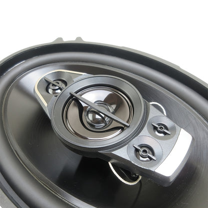 2pcs 6X9-inch 1300W(2X650W) 5-way Full-frequency Coaxial Car Speakers, Surround Sound Channel Configuration2.2, with Dust Cover And Audio Cable for Car Door Auto Audio Music Stereo Door Speakers, Perfect for Car Audio Upgrade, Without Battery