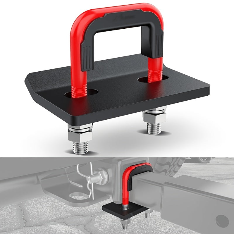 1pc/2pcs 2 Inch Trailer Hitches Hitch Mount Anti Rattle Heavy Duty Steel with Rubber Anti-Rust Triple Protective Matte Trailer Hitch Tightener Hitch Tightener Anti Rattle Stabilizer Black Red Green Blue