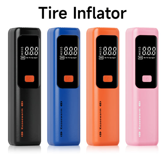 Super Special!!! [Cordless Tire Inflator Portable] - Cordless Air Compressor with Digital Gauge, USB Rechargeable, 3X Fast Inflation for SUV, Cars, Bikes, Motorcycles & Sports Equipment And Ball, Air Pump for Car Tires, Portable Tire Inflator
