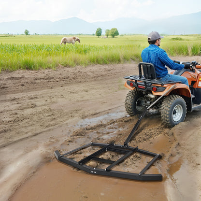 Drag Harrow 66/74/84" Width Tow Behind Drag Harrow Steel Gravel Grader ATV UTV