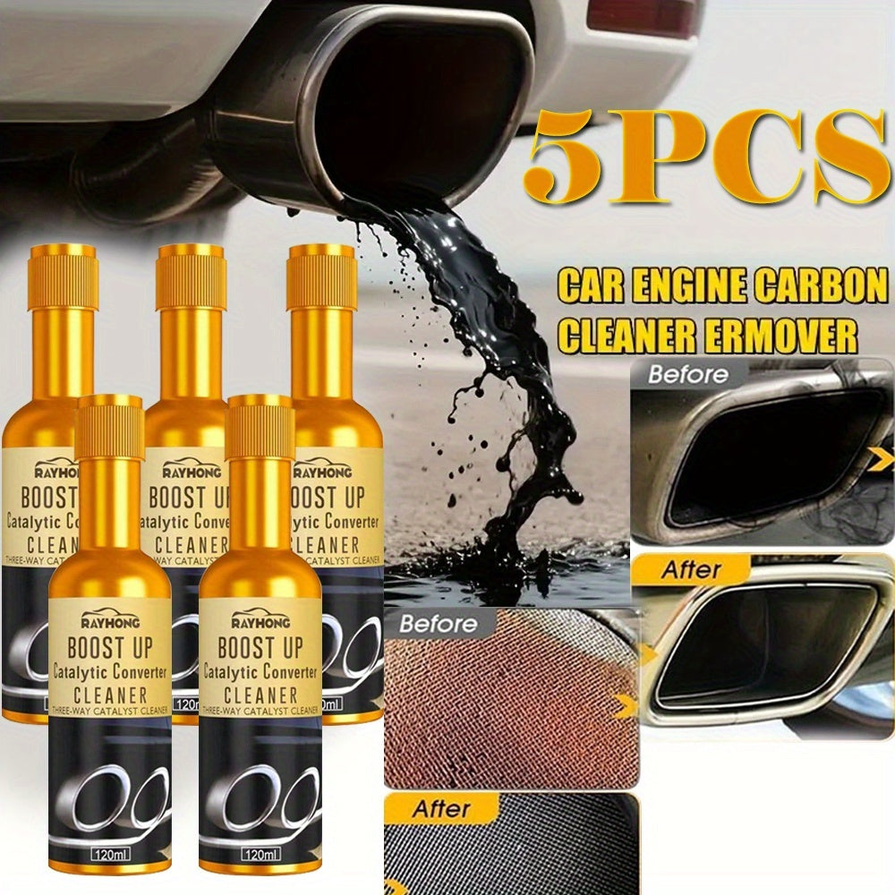 Multipurpose Deep Cleaning Boost Up Vehicle Engine Catalytic Converter Cleaner 5pcs
