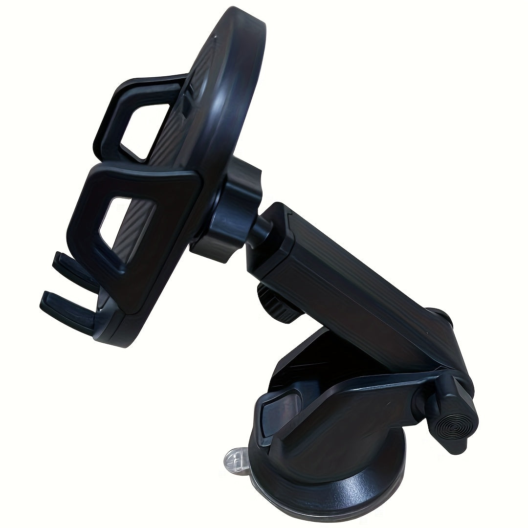 Universal Car Dashboard Phone Holder | Adjustable, Compatible with All Mobile Phones, ABS Material, For Safe Navigation and Hands-free Calling - A Gift for Yourself
