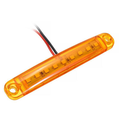 20pcs New Bright 12V 9LED Side Marker Light Lamp Indicator Light Bar -Yellow, Red, White, Blue, Green