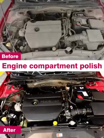 Engine Degreaser & Exterior Cleaner 3.38 oz + Towel – Powerful Oil & Grime Remover for Engine Heads, Exhaust Pipes, Fuel & Water Systems, Low Odor