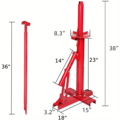 Portable Manual Tire Removal Machine, 8-16 Inch Tire Bead Breaker Loading and Unloading Tool, Suitable for Home Garages and Small Auto Repair Shops