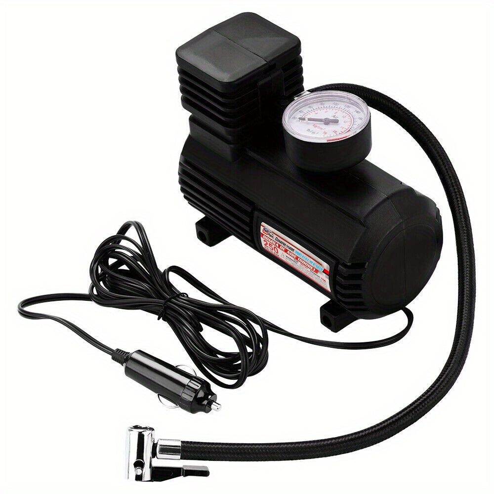 Heavy Duty 12V Portable 250PSI Car Tyre Auto Tire Inflator Pump Air Compressor