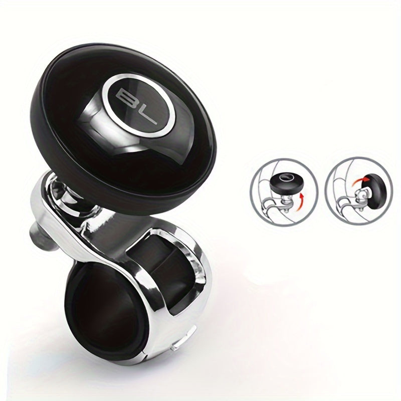 1/2pcs High-End Carbon Fiber Steering Wheel Knobs Are Universal, Enhancing Driving Comfort And Made of Durable PC Material