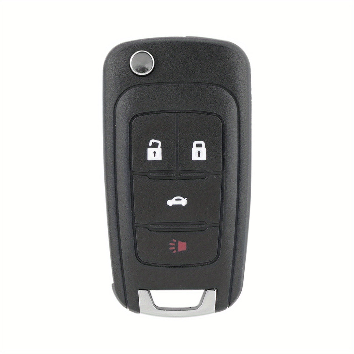 Chevy Buick GMC Key Fob Replacement – 2pcs Flip Remote OHT01060512 315MHz 4-Button, Fits Camaro Equinox Malibu Impala Cruze Encore LaCrosse Terrain 2010-2022