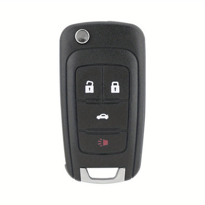 Chevy Buick GMC Key Fob Replacement – 2pcs Flip Remote OHT01060512 315MHz 4-Button, Fits Camaro Equinox Malibu Impala Cruze Encore LaCrosse Terrain 2010-2022