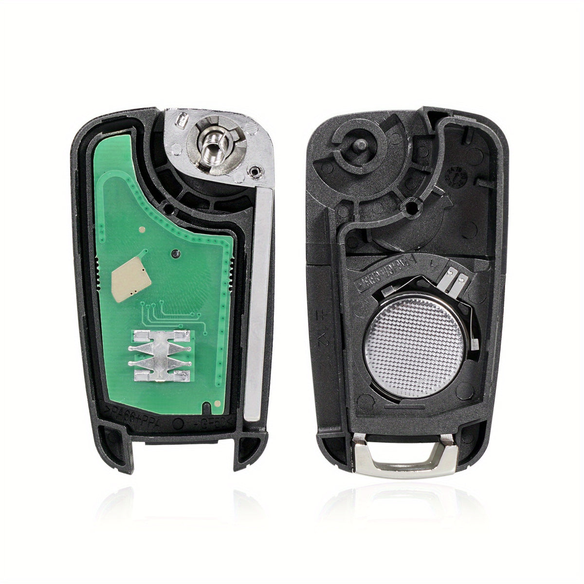 Chevy Buick GMC Key Fob Replacement – 2pcs Flip Remote OHT01060512 315MHz 4-Button, Fits Camaro Equinox Malibu Impala Cruze Encore LaCrosse Terrain 2010-2022
