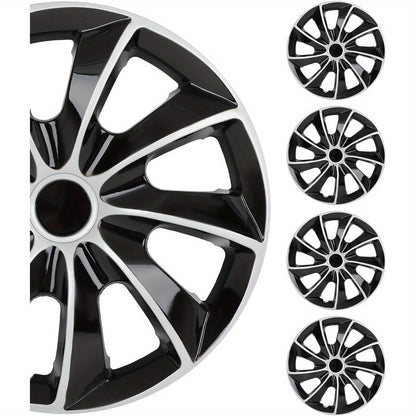 SCITOO Snap on Hubcap Rim 16 Inch Auto Tire Replacement Exterior Cap OEM Steel Wheel Hubcaps Wheel Cover