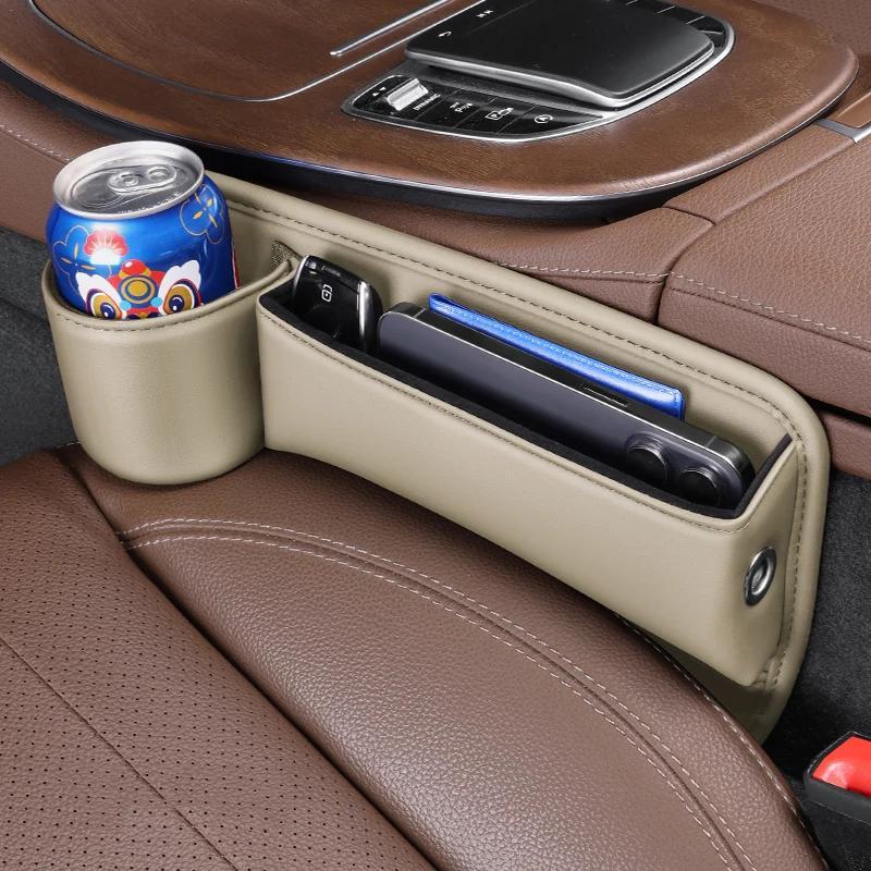 2pcs Storage Box + 2pcs File/1pc Storage Box + 1pc Towel Car Seat Gap Organizer Storage Box Pocket Multifunction Universal Wallet Keys Card Cup Phone Holder Auto Interior Accessories Car Storage Boxes|car Accessories Clearance|car Seat Side Filler
