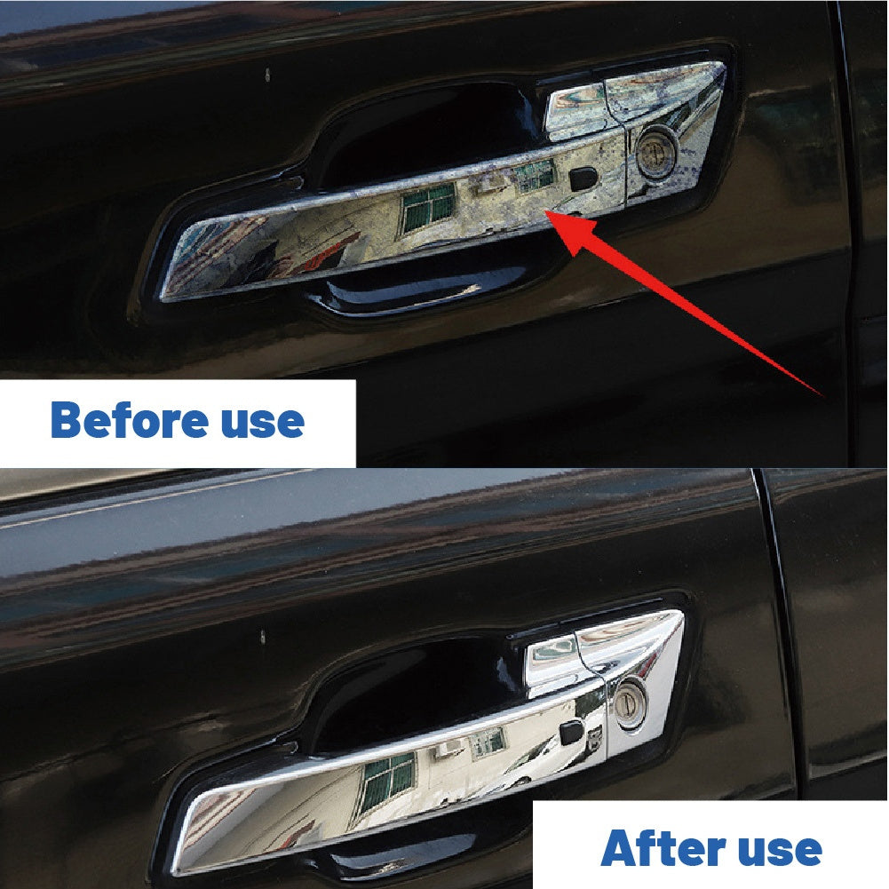 Chrome Polish And Protector That Enhances And Safeguards Chrome And Aluminum Surfaces Against Rust And Stains - Suitable for Vehicles Like Cars, Motorcycles, And Trucks - Provides a Durable Glossy End, Surface Protection, Rust Removal