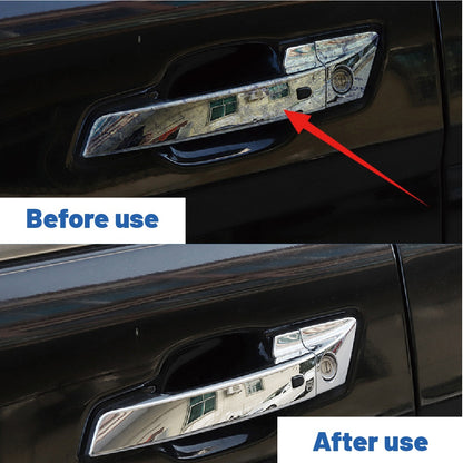 Chrome Polish And Protector That Enhances And Safeguards Chrome And Aluminum Surfaces Against Rust And Stains - Suitable for Vehicles Like Cars, Motorcycles, And Trucks - Provides a Durable Glossy End, Surface Protection, Rust Removal