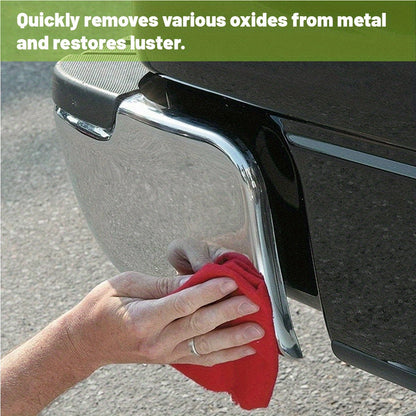 Chrome Polish And Protector That Enhances And Safeguards Chrome And Aluminum Surfaces Against Rust And Stains - Suitable for Vehicles Like Cars, Motorcycles, And Trucks - Provides a Durable Glossy End, Surface Protection, Rust Removal