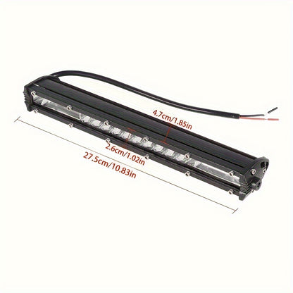 2x 10Inch LED Light Bar + 4 x 4" Light Offroad For Jeep Truck Car, Without Battery