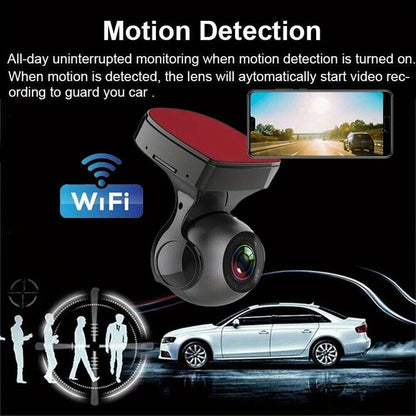 170° WiFi Dash  Recorder   HD 1080P  DVR Vehicle  G-Sensor