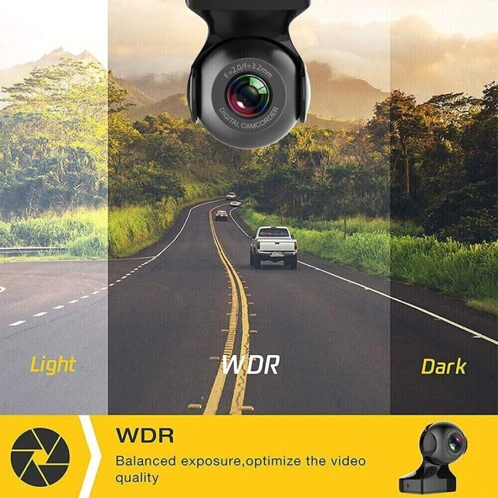 170° WiFi Dash  Recorder   HD 1080P  DVR Vehicle  G-Sensor