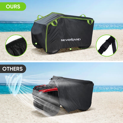 NEVERLAND XL Quad Bike ATV Cover Waterproof Sun Rain All Weather UV Protection Universal Fit 190T with Storage Bag