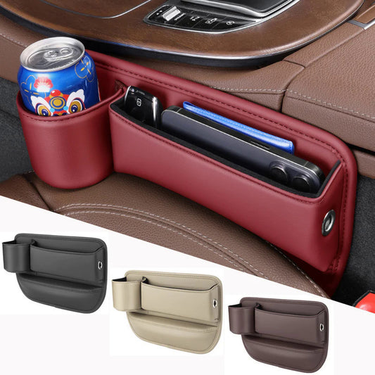 2pcs Storage Box+1pc Shift Gears/1pc Storage Box+1pc Shift Gears Car Storage - Multifunctional Storage Box with Pocket, Can Hold Wallet, Keys, Cards, Cups, Mobile Phone Holder, Suitable for Car Interior Accessories, Car Storage Boxes|car Accessories