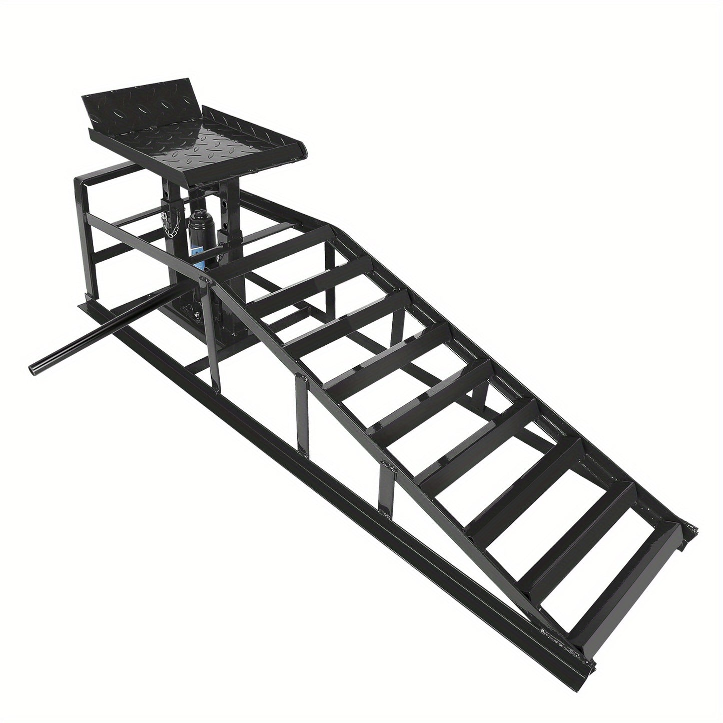 Hydraulic  Ramps 11000lbs 5T Low Profile  Lift Service Ramps Truck Trailer Garage, Height Hydraulic Vehicle Ramps(1 Pack/ 2 Pack)